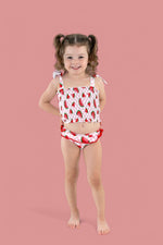 DREAM BIG LITTLE CO ONE IN A MELON DREAM SMOCKED TANKINI TWO PIECE SWIM SUITEveretts Place