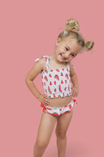 DREAM BIG LITTLE CO ONE IN A MELON DREAM SMOCKED TANKINI TWO PIECE SWIM SUITEveretts Place