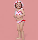 DREAM BIG LITTLE CO ONE IN A MELON DREAM SMOCKED TANKINI TWO PIECE SWIM SUITEveretts Place