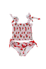 DREAM BIG LITTLE CO ONE IN A MELON DREAM SMOCKED TANKINI TWO PIECE SWIM SUITEveretts Place