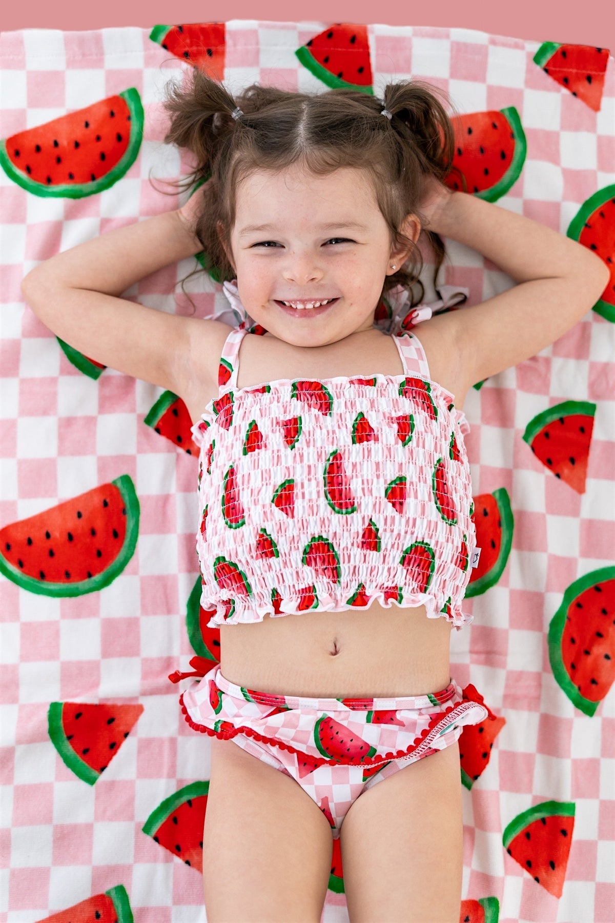 DREAM BIG LITTLE CO One in a Melon Dream Towel Cotton Beach Towel 31 by 63 InchesEveretts Place