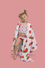 DREAM BIG LITTLE CO One in a Melon Dream Towel Cotton Beach Towel 31 by 63 InchesEveretts Place