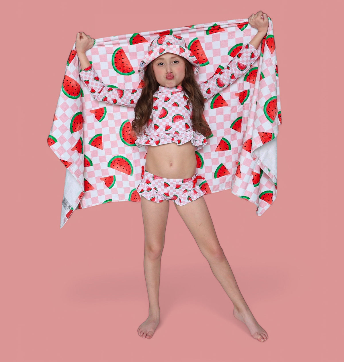 DREAM BIG LITTLE CO One in a Melon Dream Towel Cotton Beach Towel 31 by 63 InchesEveretts Place