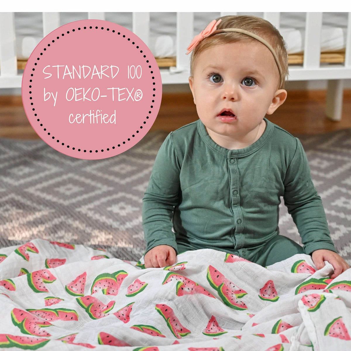 LollyBanks One In A Melon Swaddle BlanketEveretts Place
