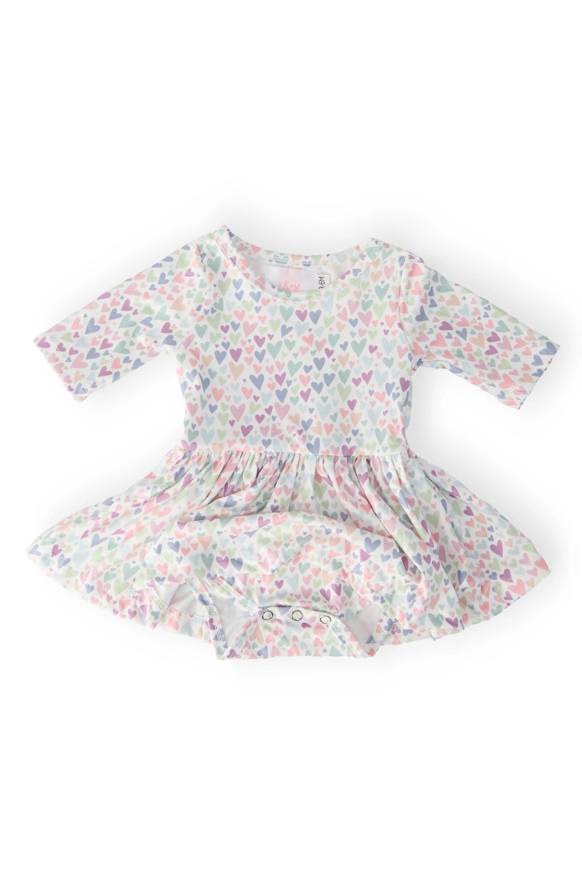 Mila & Rose ® One in a Million Three Quarters Sleeve Twirl Bodysuit for Babies - 