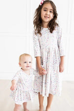 Mila & Rose ® One in a Million Three Quarters Sleeve Twirl Bodysuit for Babies - 