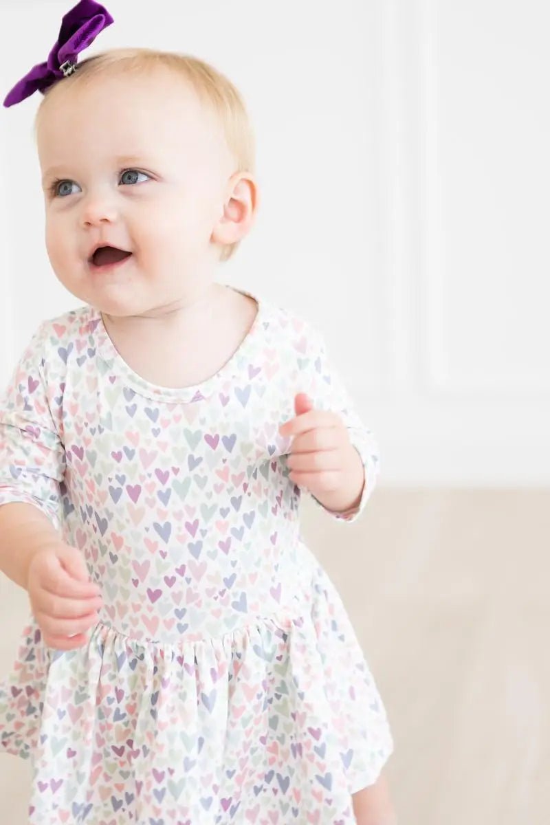 Mila & Rose ® One in a Million Three Quarters Sleeve Twirl Bodysuit for Babies - 