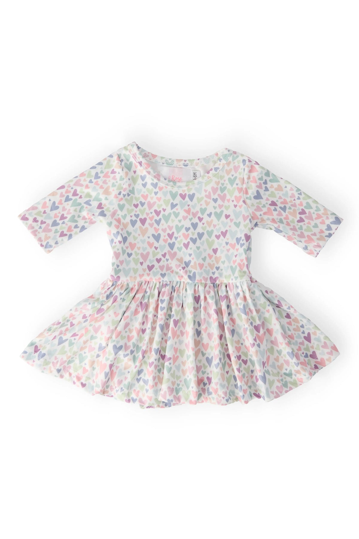 Mila & Rose ® One in a Million Three Quarters Sleeve Twirl Bodysuit for Babies - 