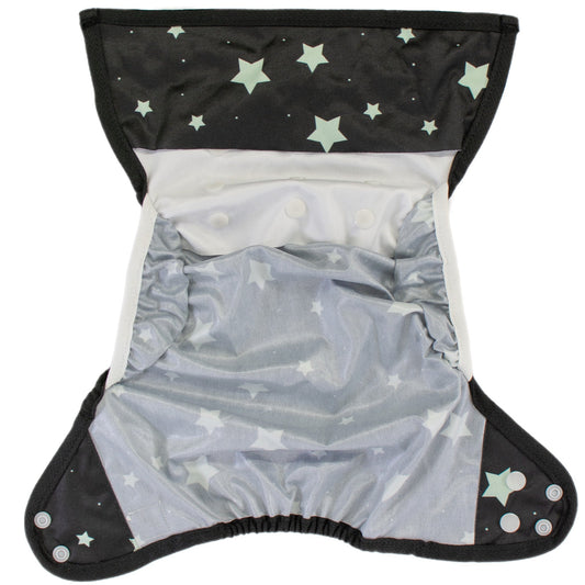 One Size Cover Cloth Diaper Adjustable Fit for Babies 8 to 40 Pounds Texas Tushies