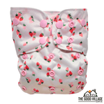 The Good Village Cloth Co. One Size Pocket Diaper | Berry Sweet - 