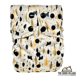 The Good Village Cloth Co. One Size Pocket Diaper | Black Bears - 