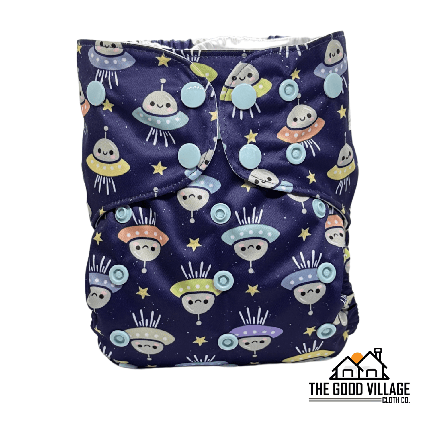 The Good Village Cloth Co. One Size Pocket Diaper - Cosmic Cuties - 
