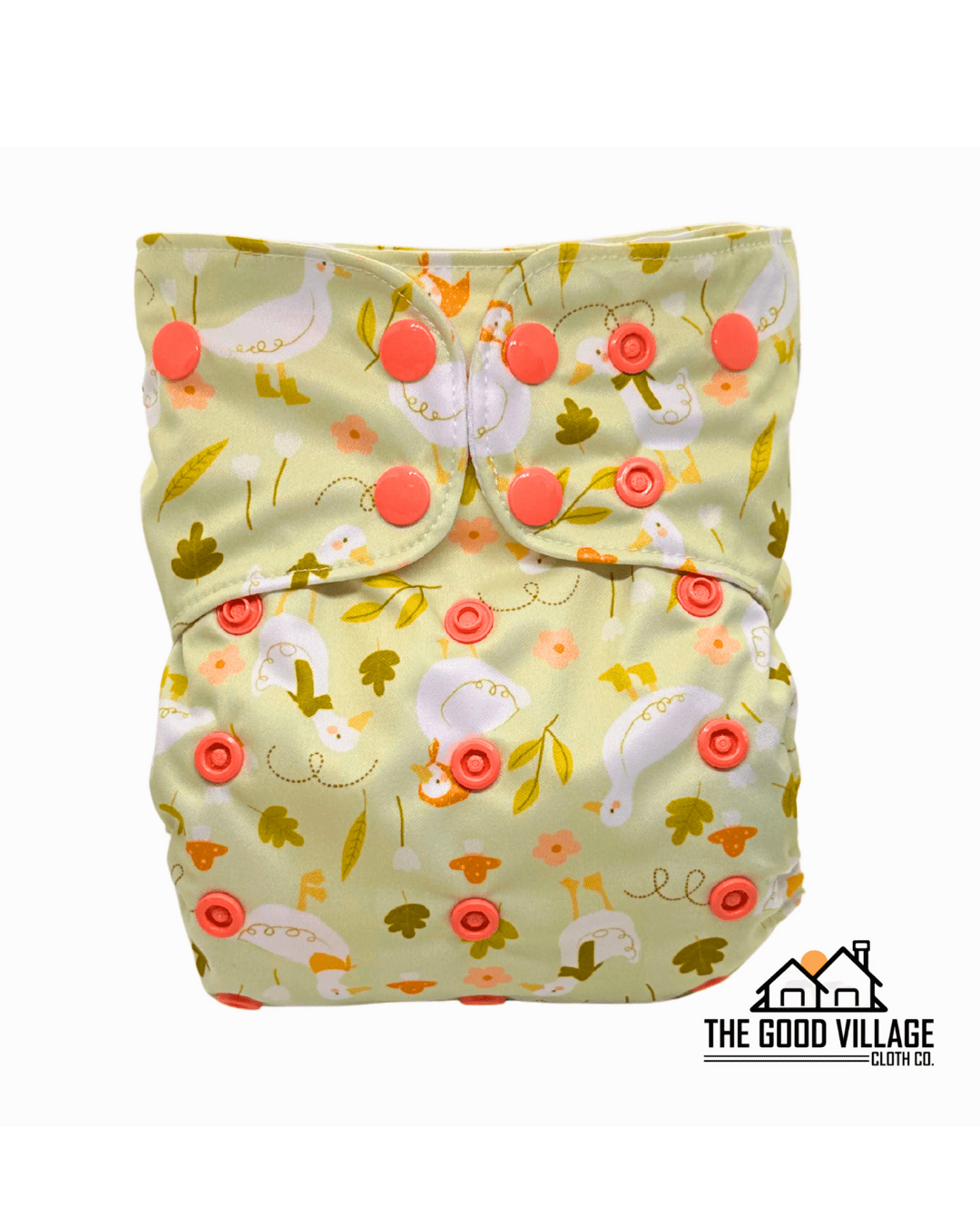 The Good Village Cloth Co. One Size Pocket Diaper - Feathered and Fall - 