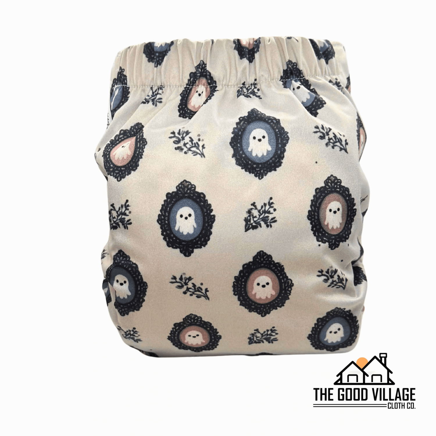 The Good Village Cloth Co. One Size Pocket Diaper - Ghostly Ghouls - 