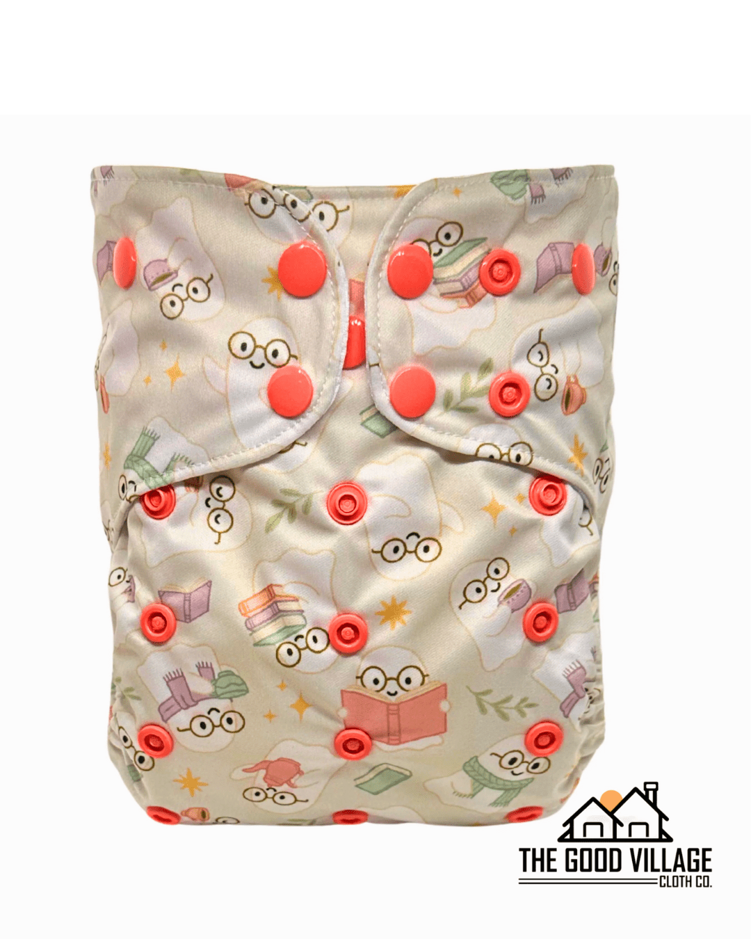 The Good Village Cloth Co. One Size Pocket Diaper - Haunted Hobbies - 