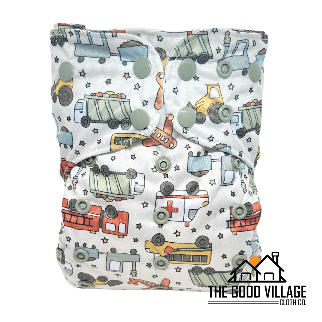 The Good Village Cloth Co. One Size Pocket Diaper | Hometown Heros - 