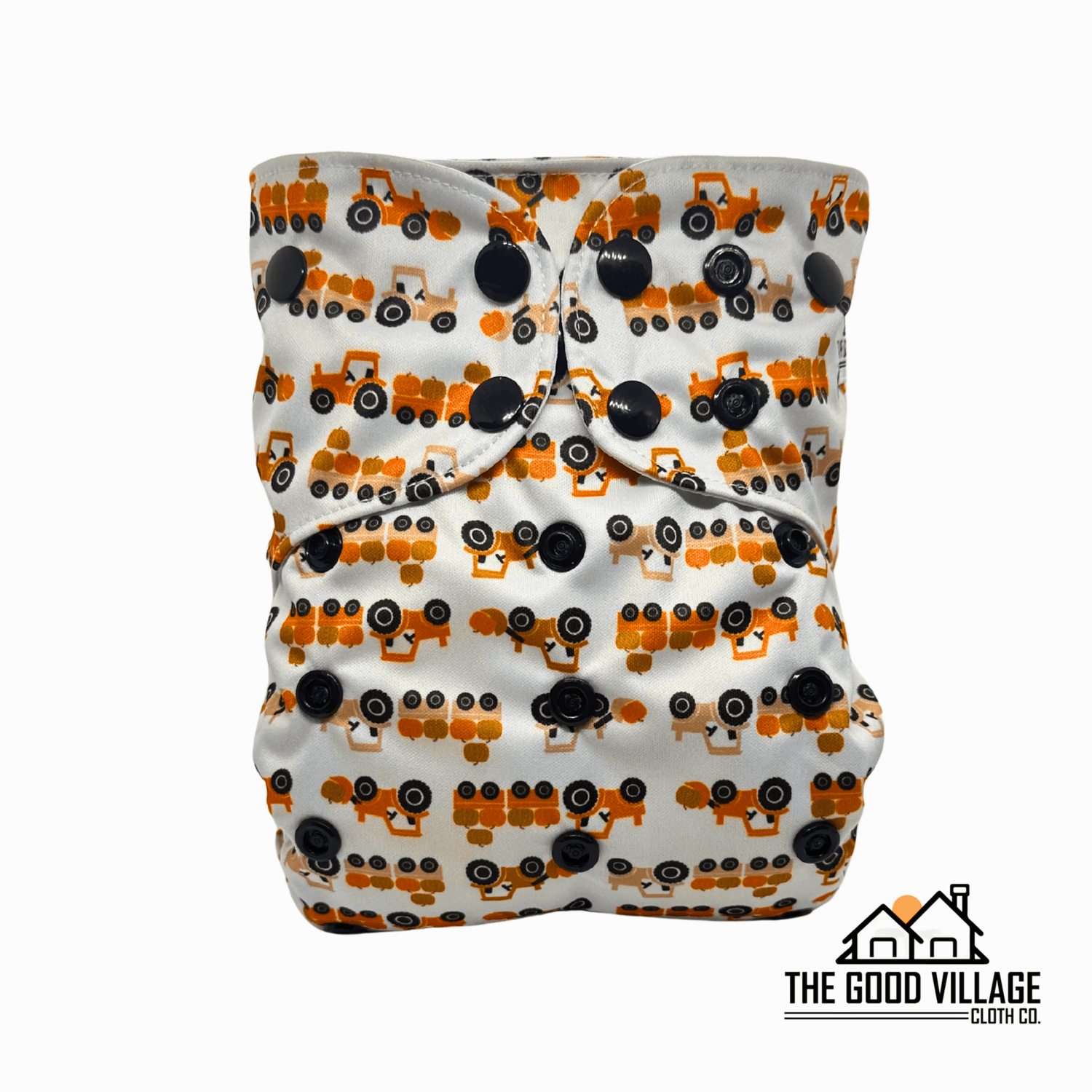 The Good Village Cloth Co. One Size Pocket Diaper - Pumpkin Haul - 