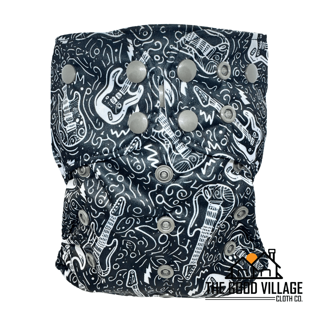 The Good Village Cloth Co. One Size Pocket Diaper | Ready to Rock - 
