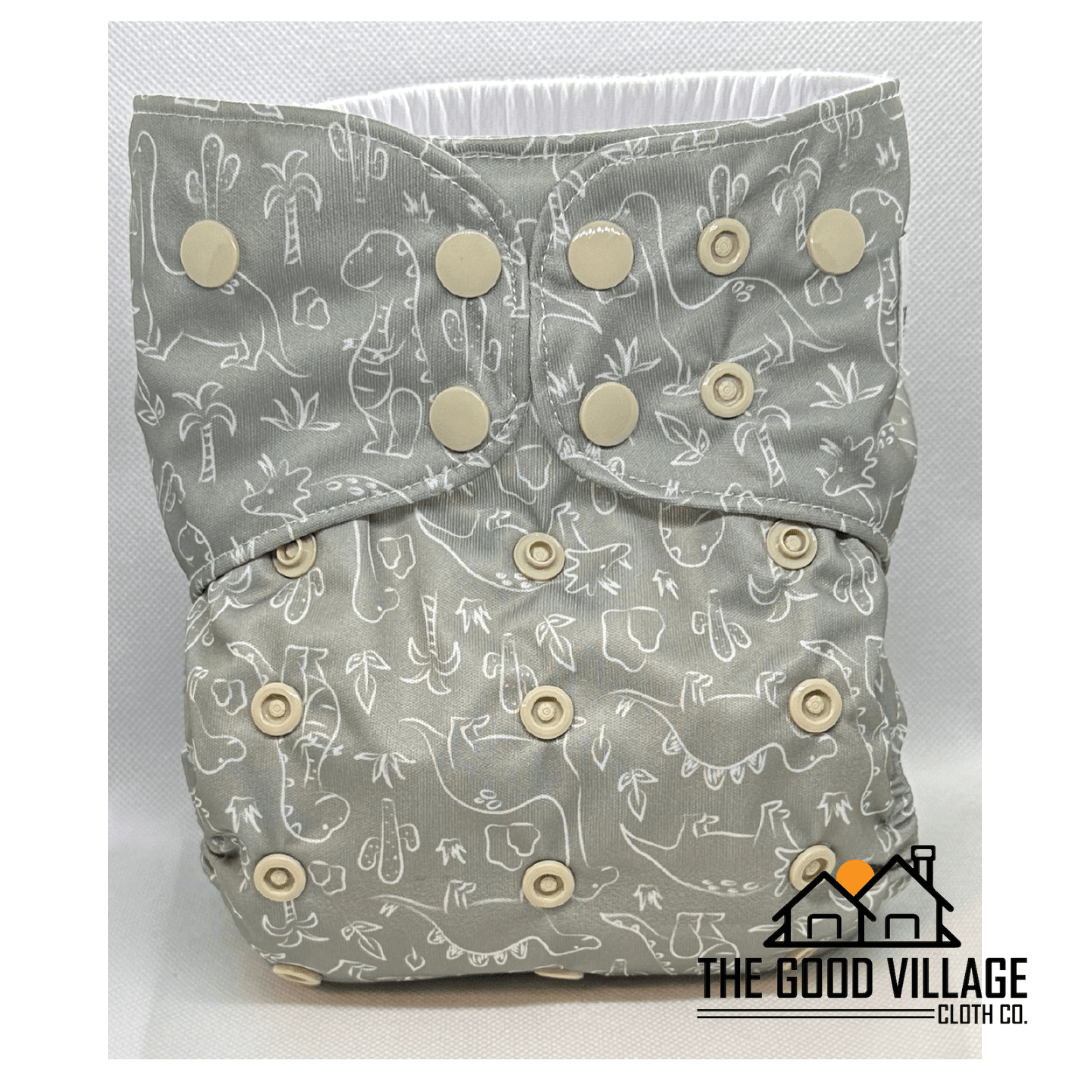 The Good Village Cloth Co. One Size Pocket Diaper | Roarsome - 