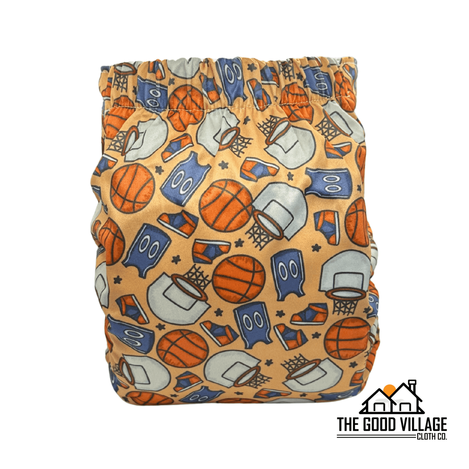 The Good Village Cloth Co. One Size Pocket Diaper - Slam Dunk - 