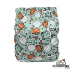 The Good Village Cloth Co. One Size Pocket Diaper - Tee Time - 
