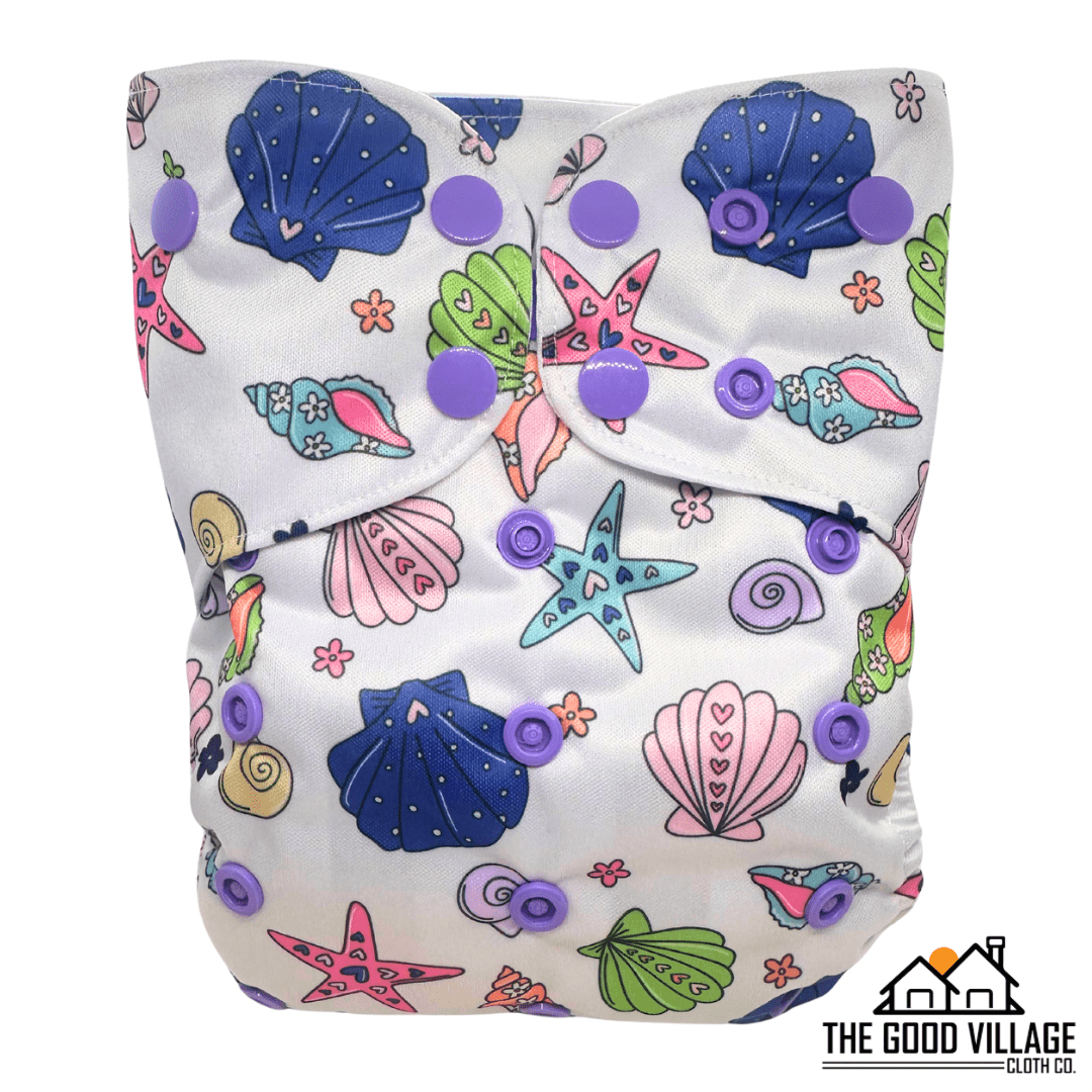 The Good Village Cloth Co. One Size Pocket Diaper | Tidal Treasures - 