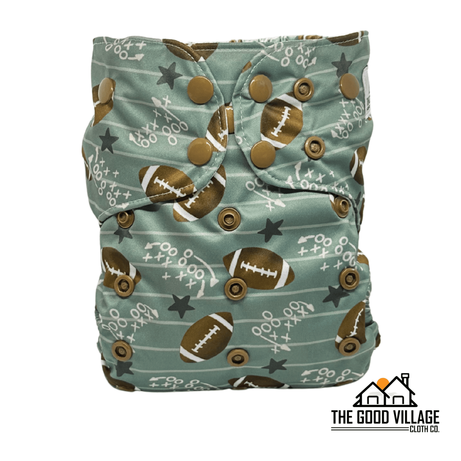 The Good Village Cloth Co. One Size Pocket Diaper - Touchdown - 