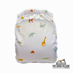 The Good Village Cloth Co. One Size Pocket Diaper - Wild Bunch - 
