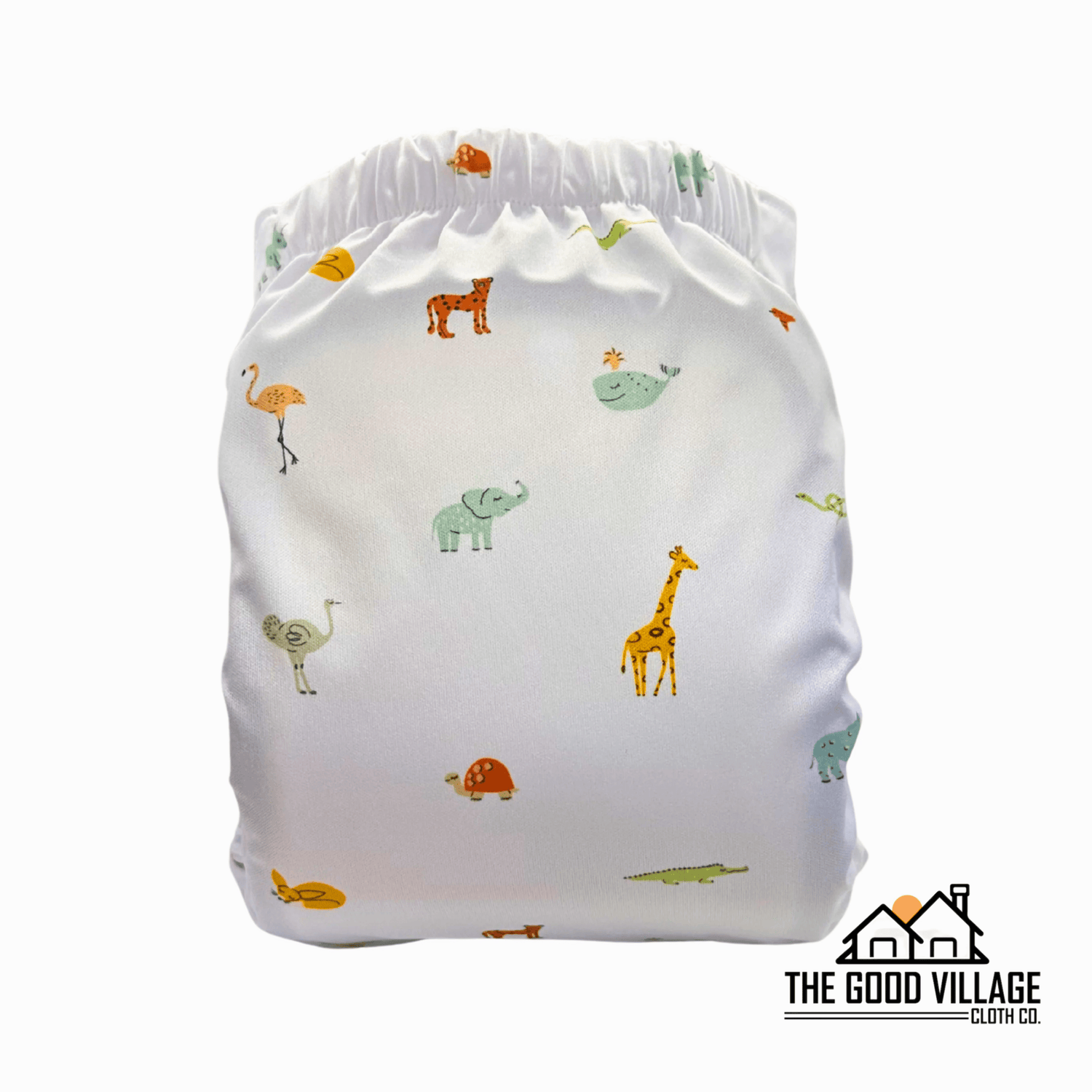 The Good Village Cloth Co. One Size Pocket Diaper - Wild Bunch - 