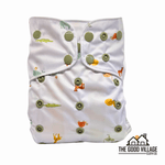 The Good Village Cloth Co. One Size Pocket Diaper - Wild Bunch - 