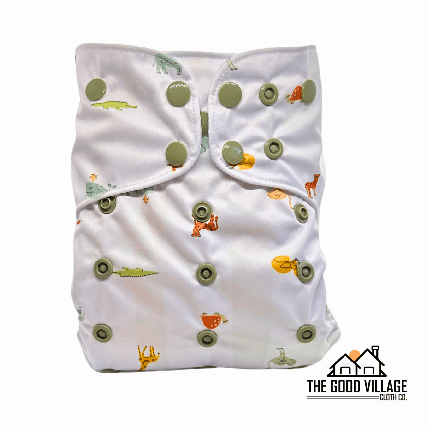 The Good Village Cloth Co. One Size Pocket Diaper - Wild Bunch - 