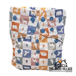 The Good Village Cloth Co. One Size Pocket Diaper | Wild Pals - 