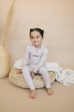 Little Joy Co. Oopsie Daisy 2Pc Bamboo Pajama Set For Kids Cozy Sleepwear - Everetts Place Boutique - 