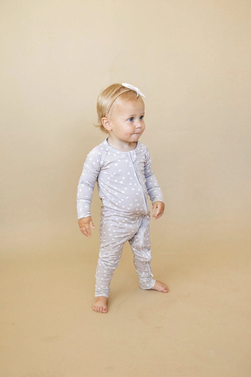 Little Joy Co. Oopsie Daisy Bamboo Zippy Pajamas Romper For Babies - Everetts Place Boutique - 