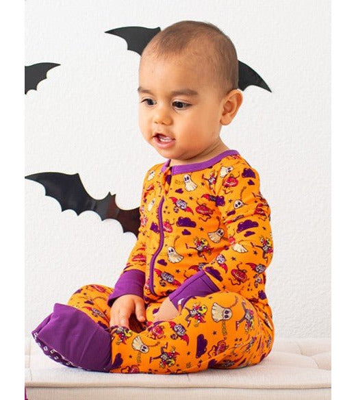 Orange Boo Crew Convertible Coverall by Bestaroo