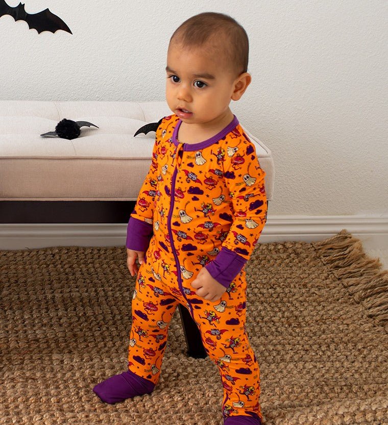 Orange Boo Crew Convertible Coverall by Bestaroo