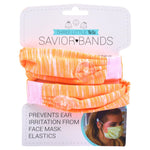 Three Little Tots Orange & White Savior Bands - 