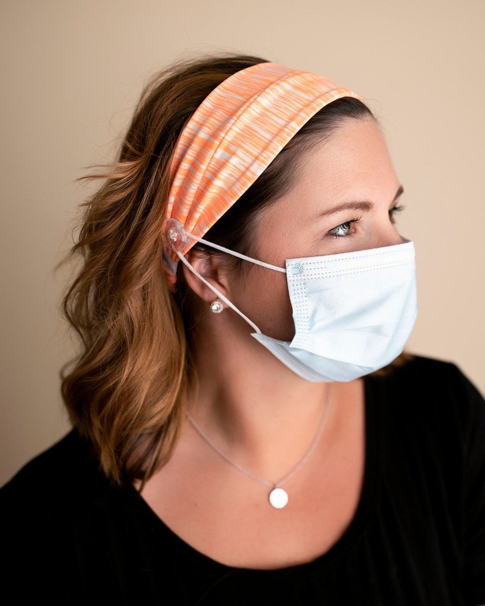 Three Little Tots Orange & White Savior Bands - 