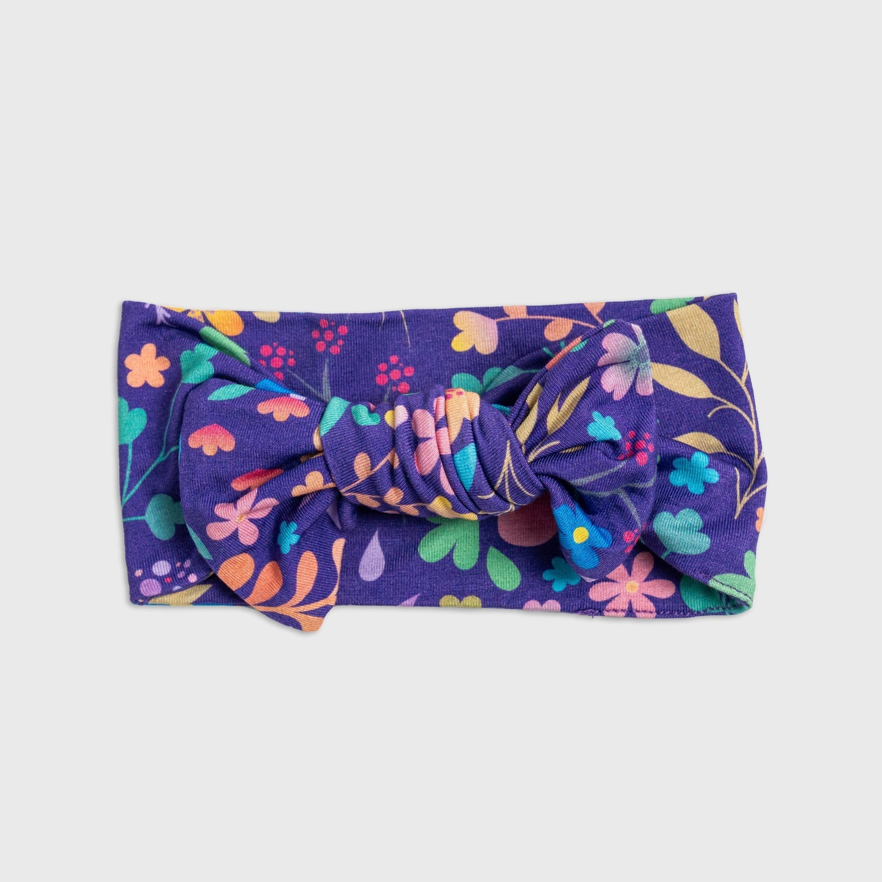 Bam & Stitch Orchid Gardens Bow Headband - 