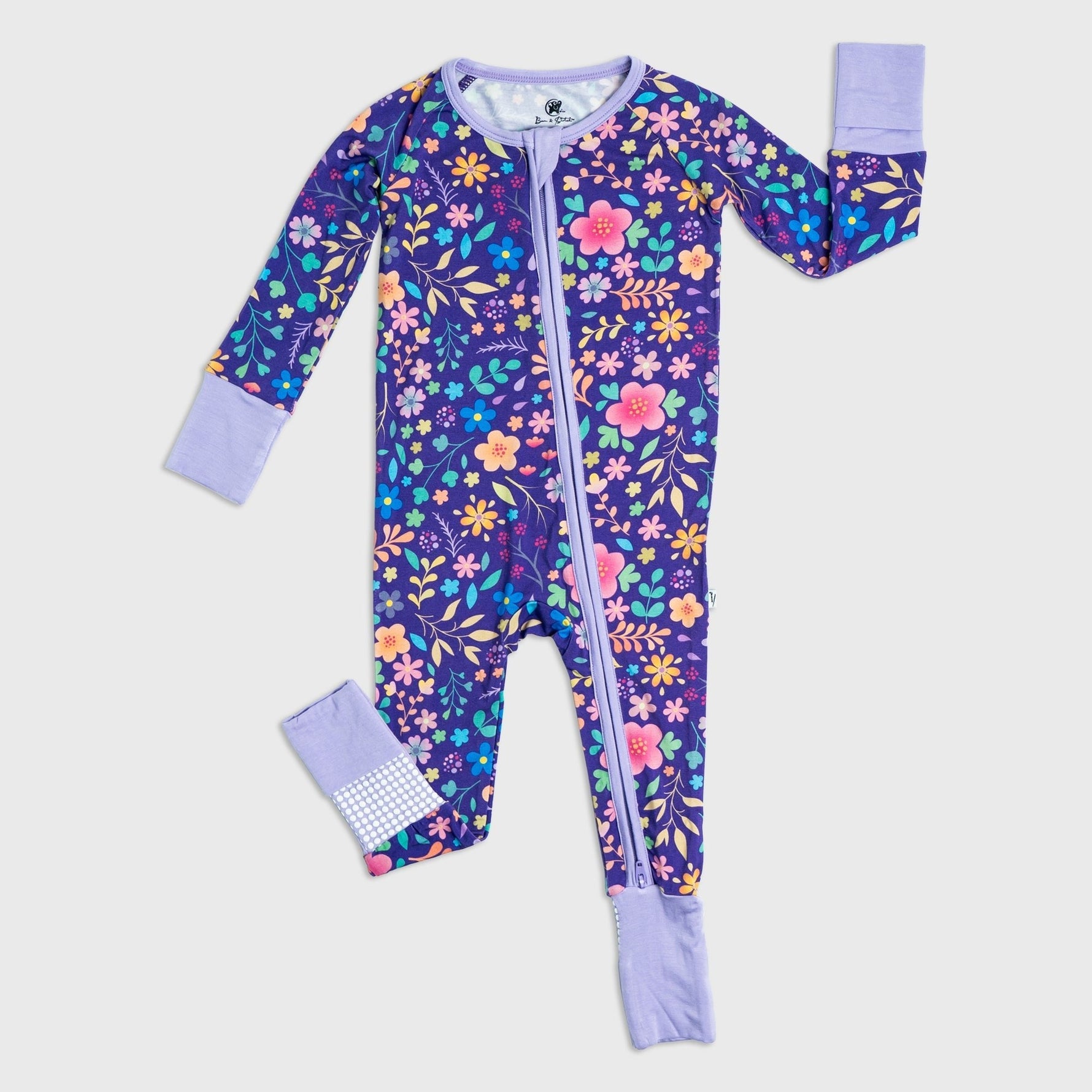 Bam & Stitch Orchid Gardens Convertible Romper - 