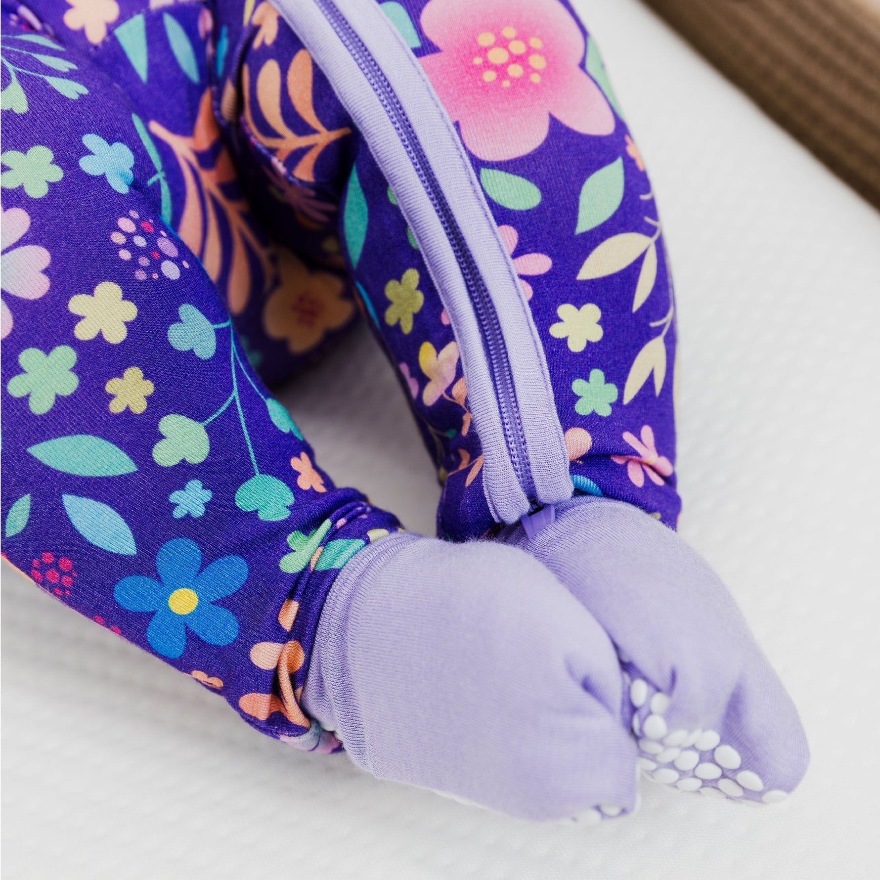 Bam & Stitch Orchid Gardens Convertible Romper - 