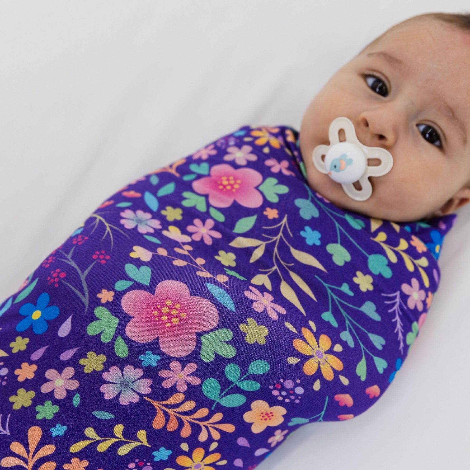 Bam & Stitch Orchid Gardens Swaddle - 