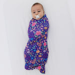 Bam & Stitch Orchid Gardens Swaddle - 