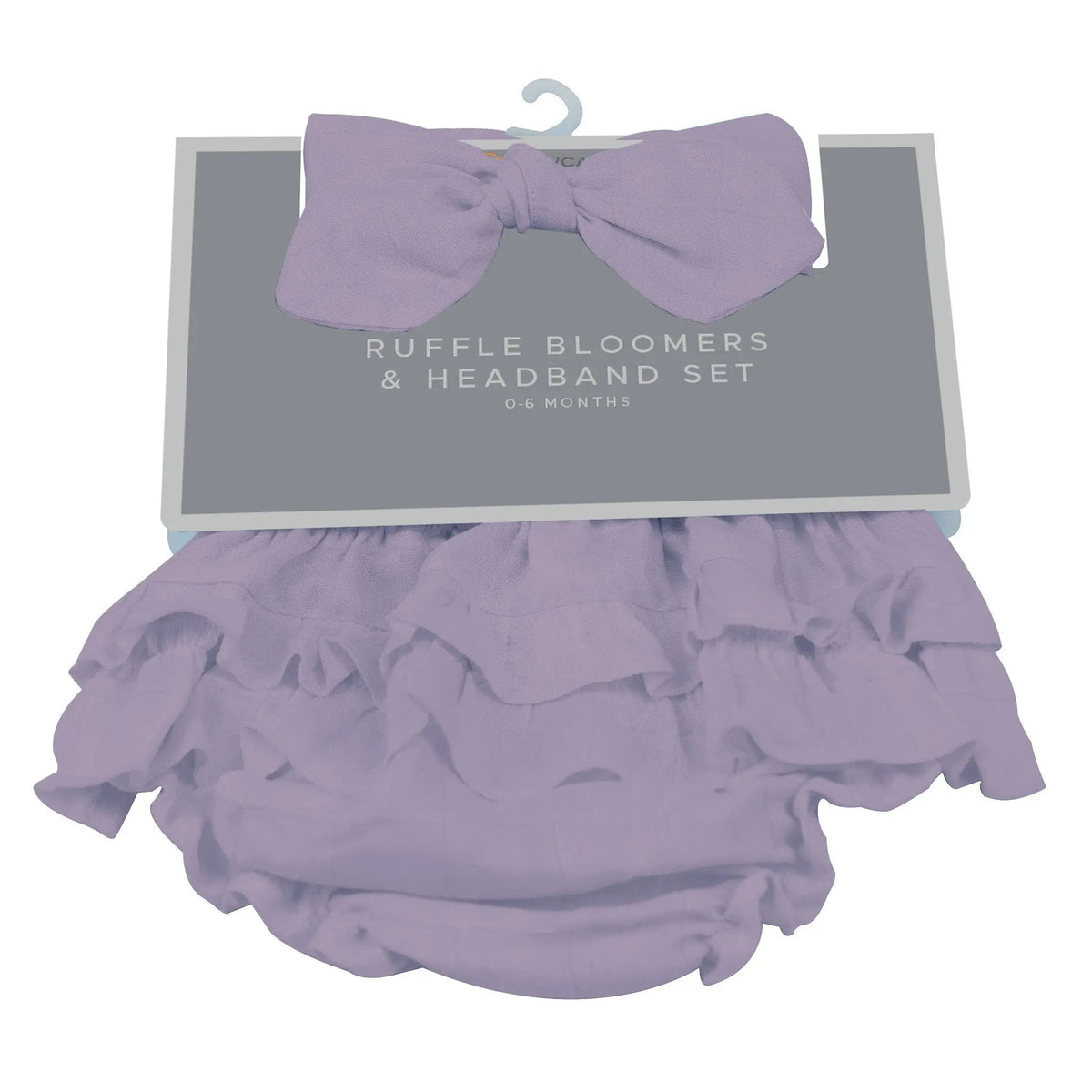 Newcastle Classics Orchid Lavender Ruffle Bloomers and Headband Set - 
