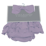 Newcastle Classics Orchid Lavender Ruffle Bloomers and Headband Set