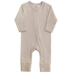 LUCY LUE ORGANICS Organic 2 - way Zipper Romper | Fawn - Everetts Place Boutique - 