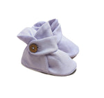 LUCY LUE ORGANICS Organic Baby Booties | Lilac - Everetts Place Boutique - 
