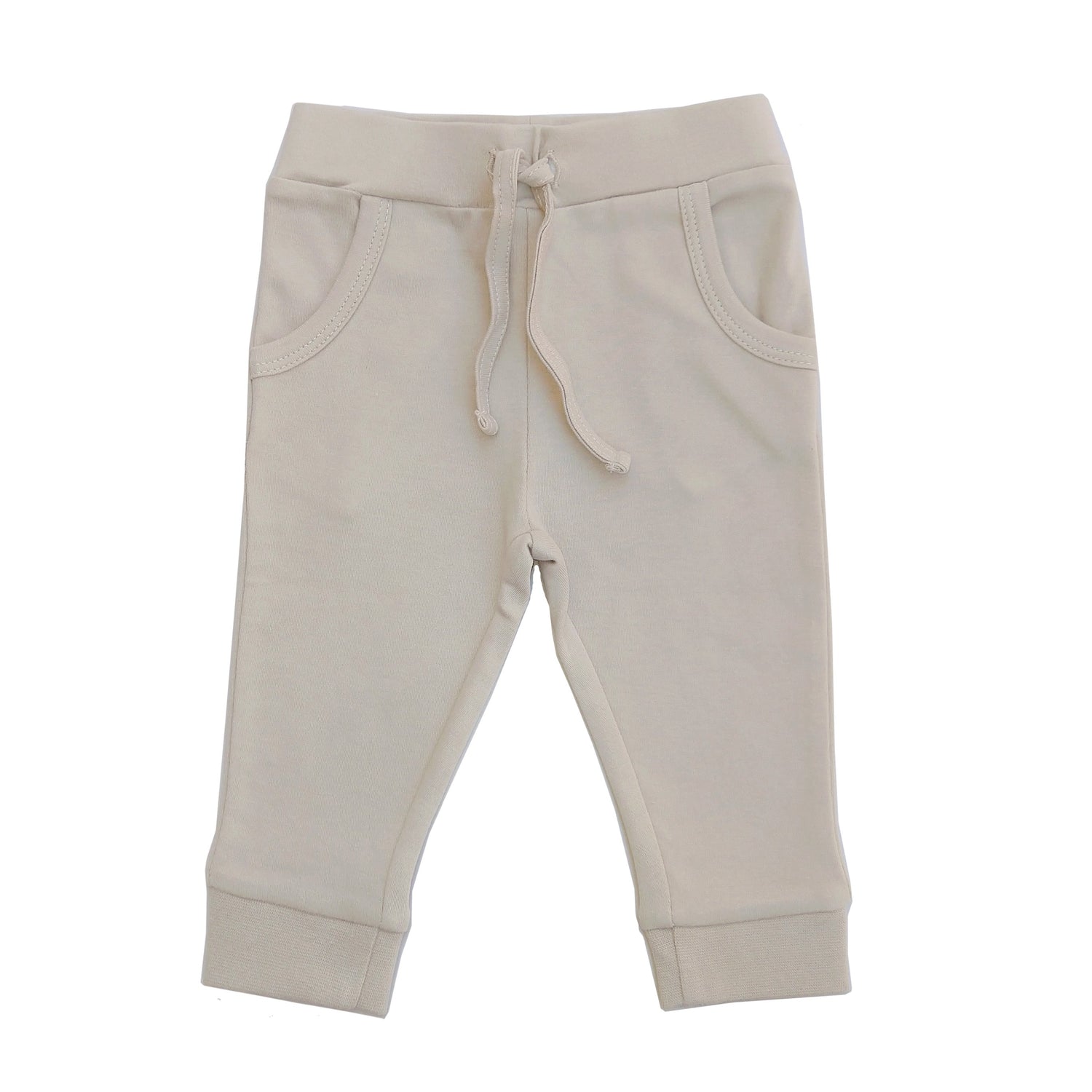 LUCY LUE ORGANICS organic baby jogger pants | cotton baby bottoms