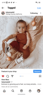 LUCY LUE ORGANICS organic baby overalls | ginger - Everetts Place Boutique - 