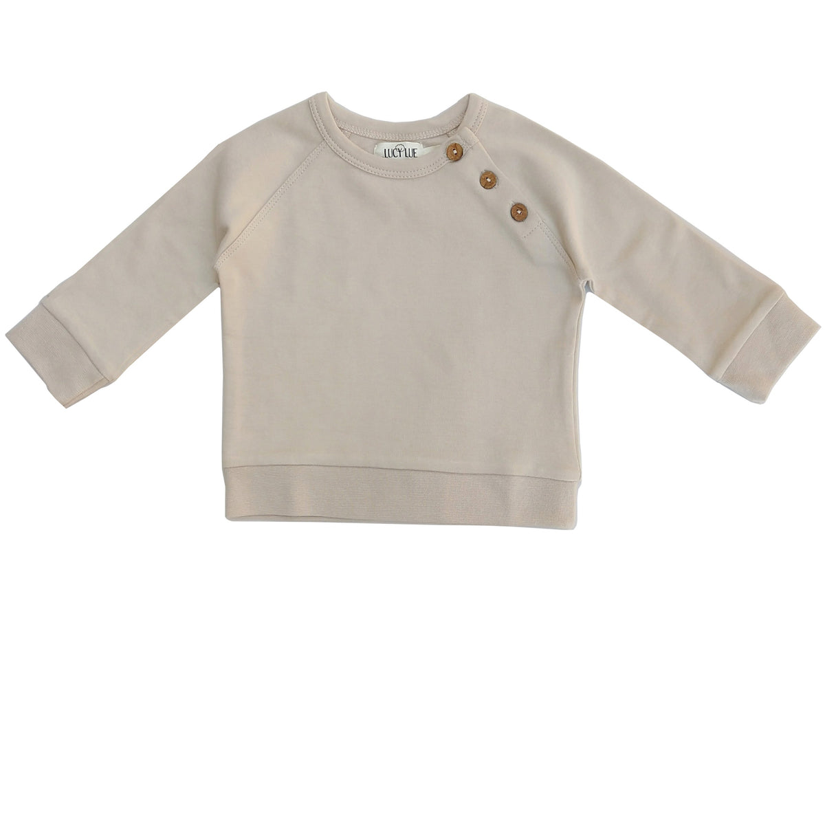 LUCY LUE ORGANICS organic baby pullover | long sleeve cotton sweatshirt